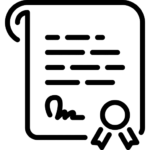 Intellectual property certificate of patent grant