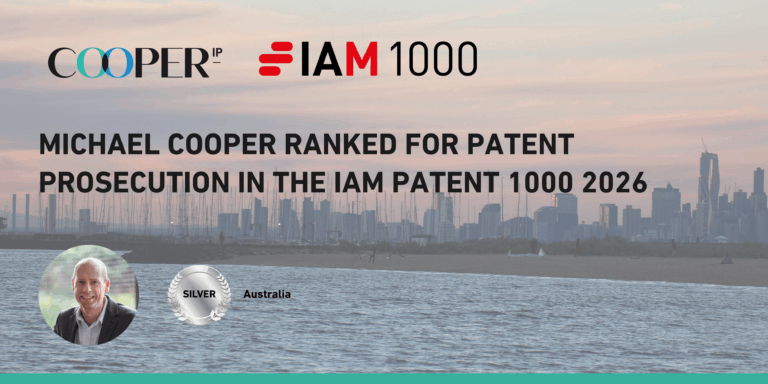 IAM Patent 1000 Michael Cooper
